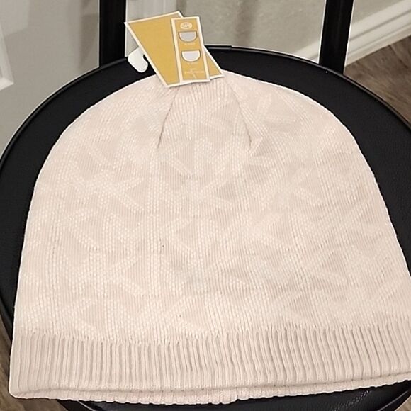 Michael Kors MK Logo Knit Beanie Hat